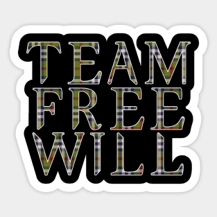 Team Free Will Sticker